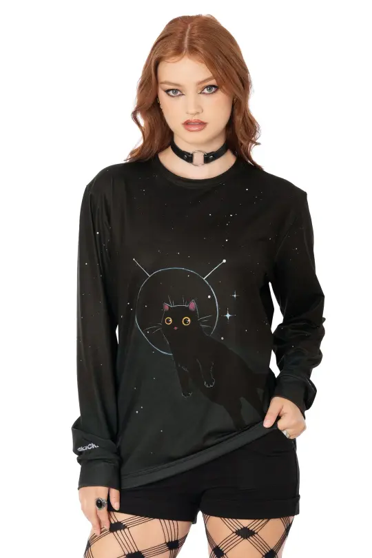 Dissociating Long Sleeve Boyfriend Tee