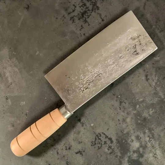 Hatsukokoro Sentan White #2 Chinese Cleaver with Japanese Steel 170mm