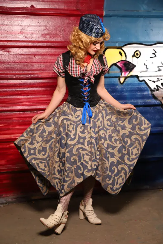 Fairy Skirt in Vintage Victory - The Ameri-can-can Collection