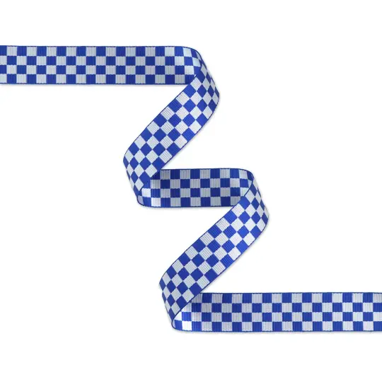 Checkerboard Navy/White Webbing 1-1/2in x 50 Yd