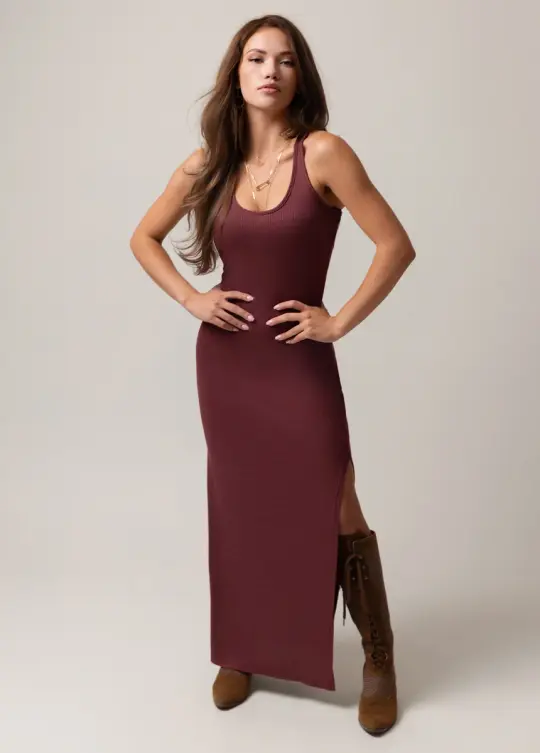 Soraya Dress in Berry