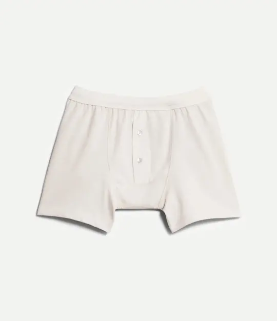 255 Loopwheeled Midweight Button Fly Boxer