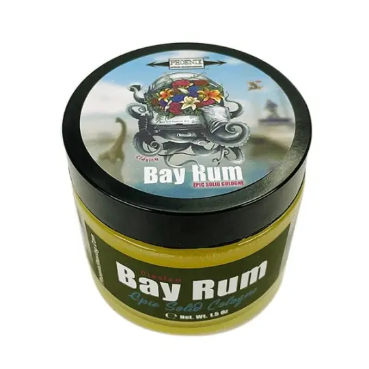 Clásico Bay Rum Solid Cologne | Contains Prickly Pear Oil | A Phoenix Classic Original