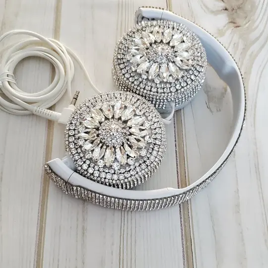 'Lauren' Bling Headphones