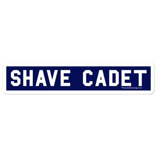 Shave Cadet Vinyl Bubble-Free Stickers
