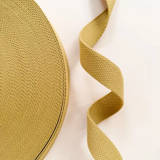 Cotton Webbing Mustard 50yds