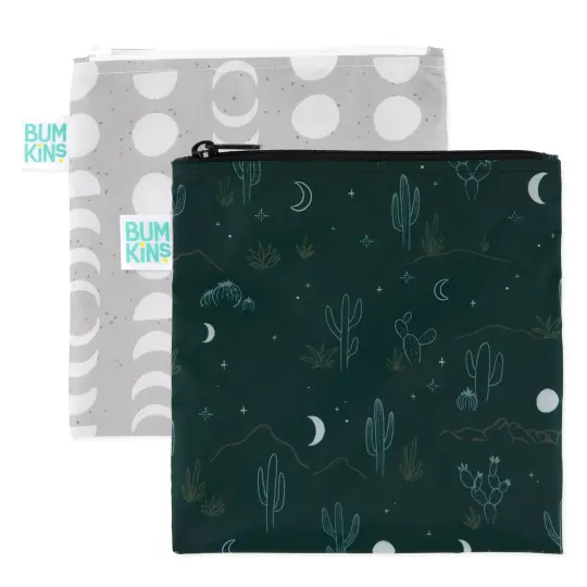 Reusable Snack Bag, Large 2 Pack: Desert Night