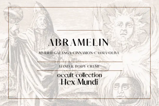 Abramelin Hand & Body Creme ~ Occult Collection