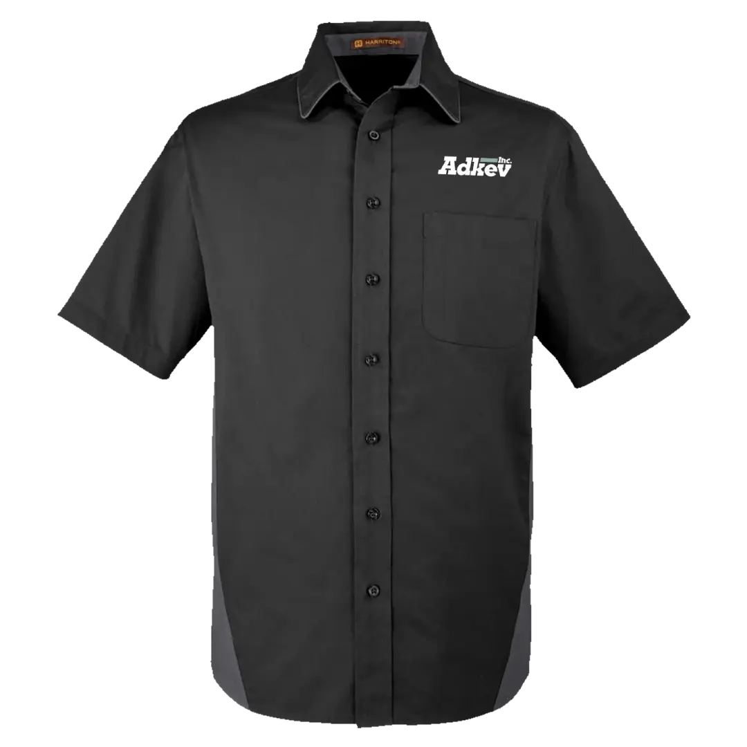 Adkev M586 Men's Color Block Short Sleeve Shirt