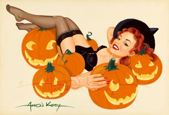 Pumpkin Pin Up