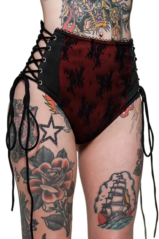 Deadly Kiss Bikini Bottoms
