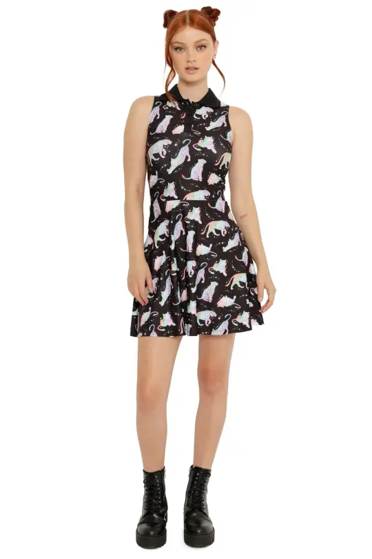 Rainbow Tiger Polo Dress