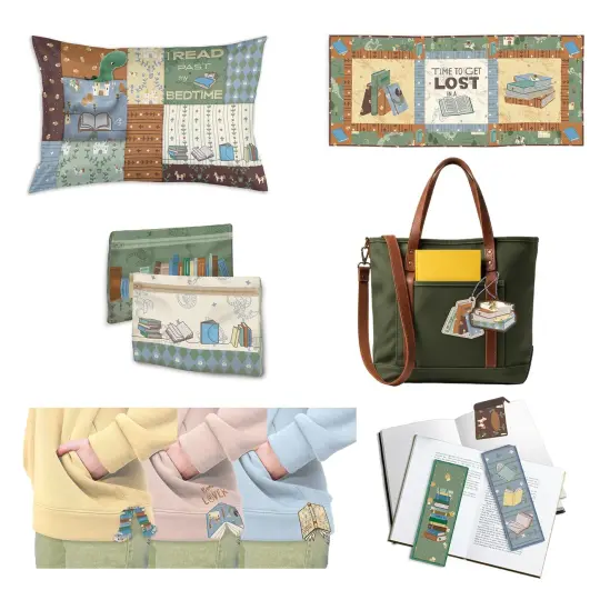 Stitch Your Book Nook - Machine Embroidery USB