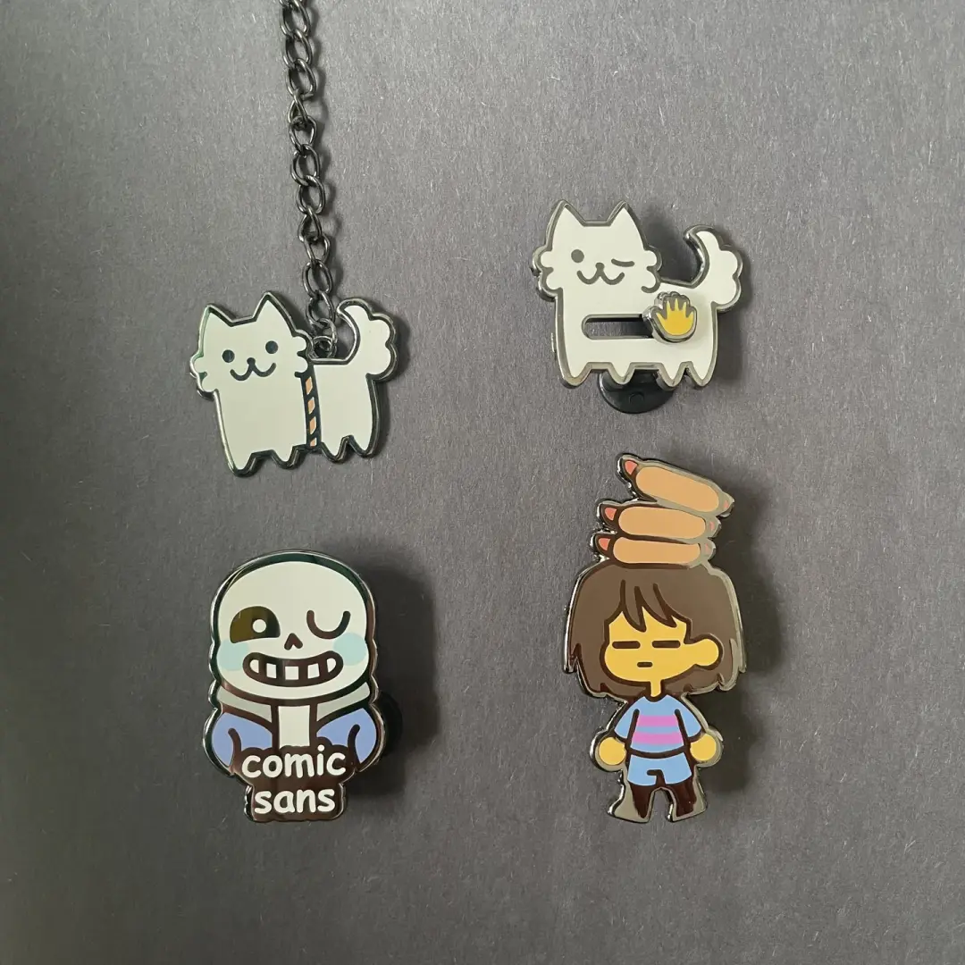 Undertale Enamel Pins