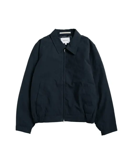 Norse Projects Stensholt Buff Cotton Blouson Dark Navy