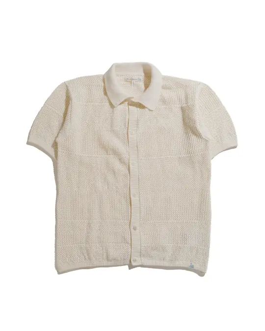Merz B. Schwanen KNITSHIRT01 Crochet Shirt Natural