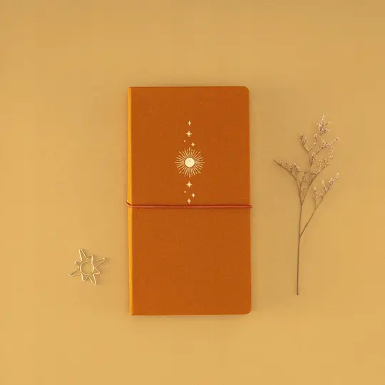 Tsuki ‘Sunbeam Magic’ Luxury Travel Notebook ☾