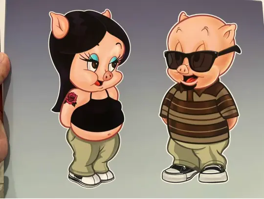 Porky and Petunia