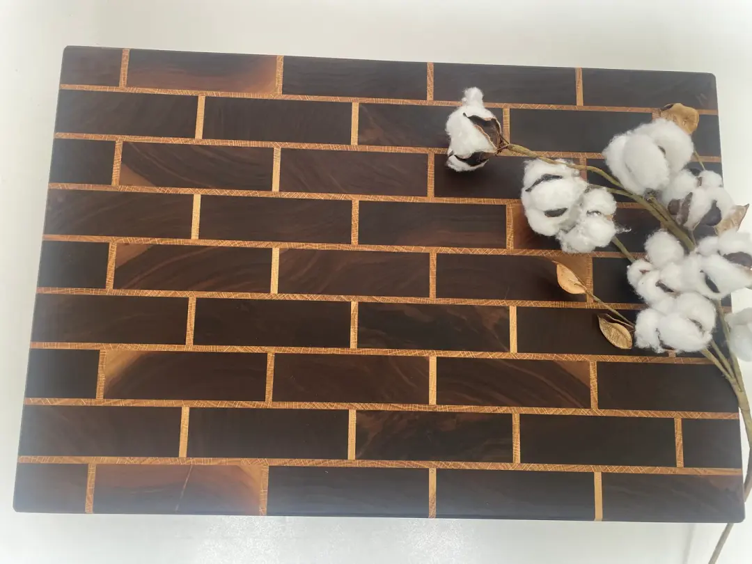 End Grain Brick Pattern Butcher Block (23SK01)