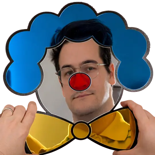 Certified Clown Mirror