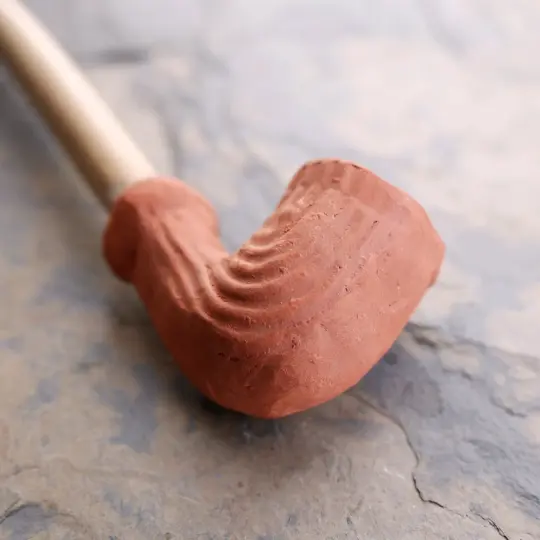 Deluxe Redware Ribbed Pipe