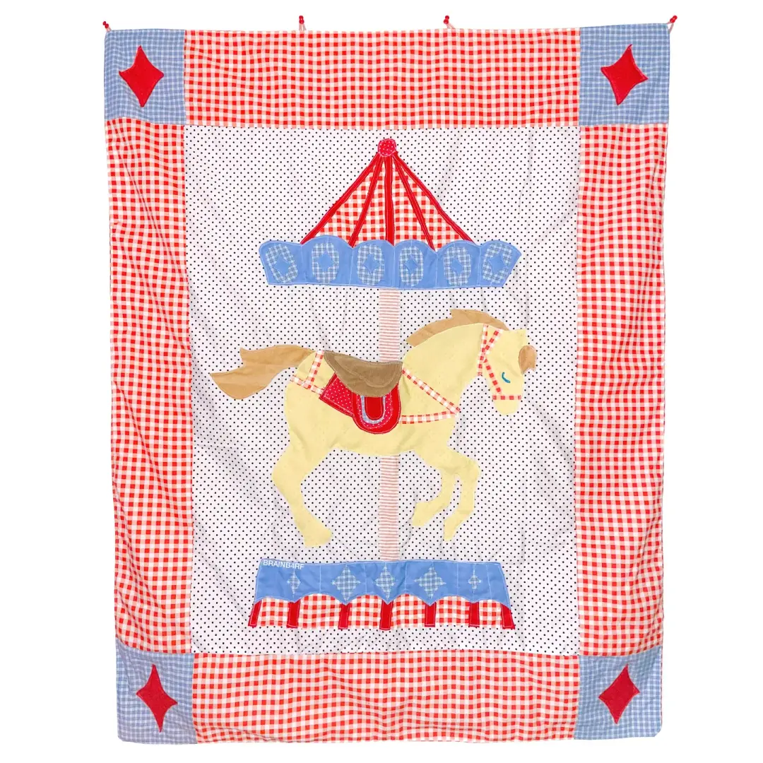 carousel horse tapestry