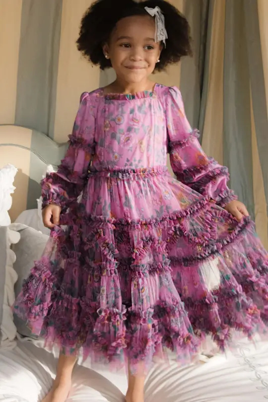 Mini Catherine Dress in Climbing Vine Bloom