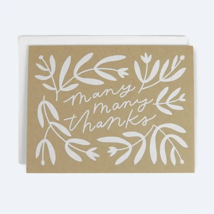 Many Many Thanks Card