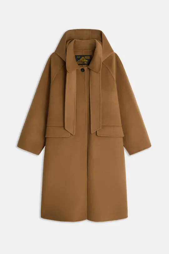MAJDA – MANTEAU LONG À CAPUCHE