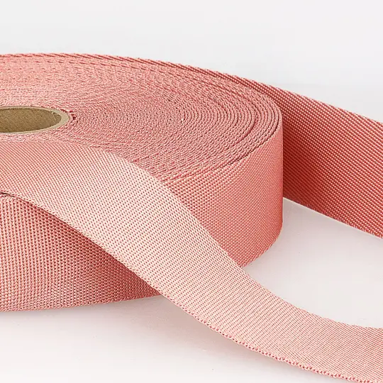 35mm Polyester Webbing in Pink