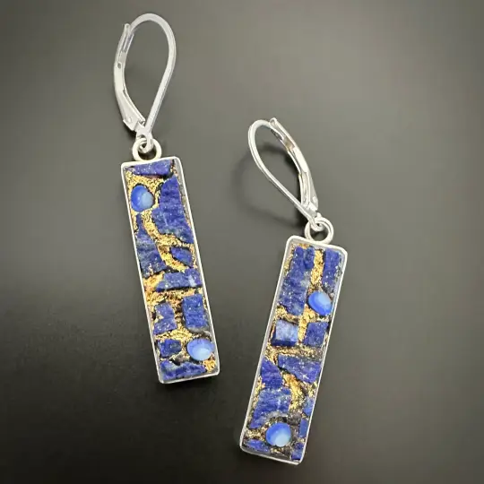 Blue Lapis Rectangles