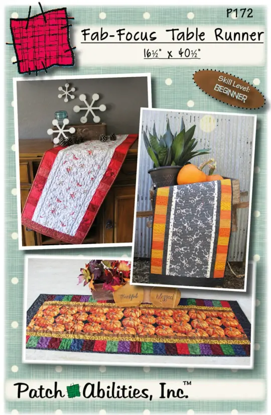 Fab-Focus Table Runner