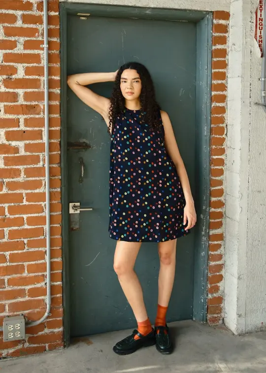 sample sale | kaia dress polka | S & M
