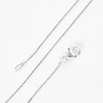 1mm Sterling Silver Boston Chain