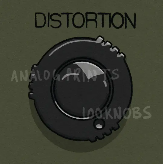 #100knobs  038/100 Russian Pi Distortion Control POSTER