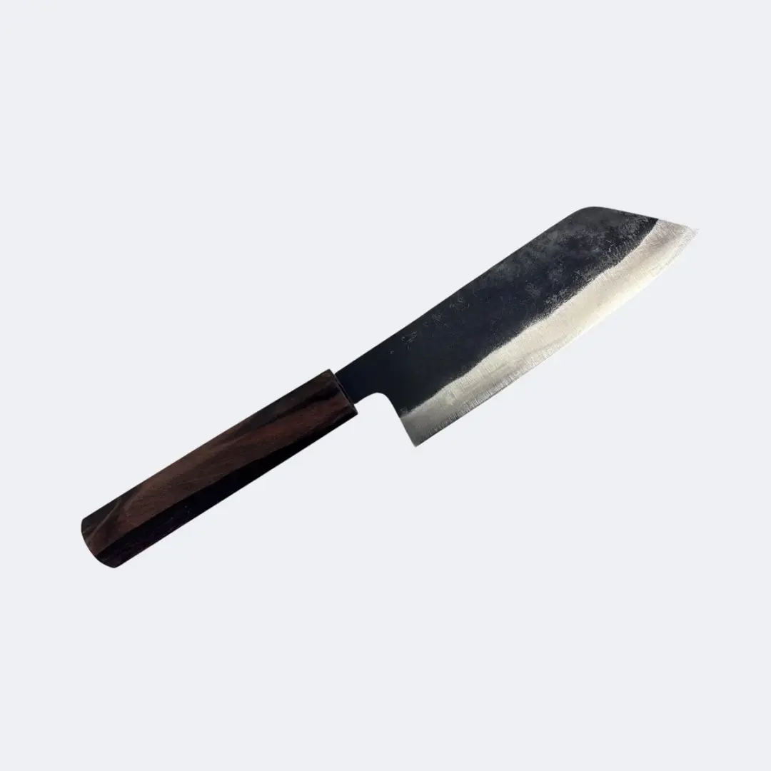 Shigeki Tanaka Stainless-Clad Blue #2 Kurouchi Kiritsuke Nakiri