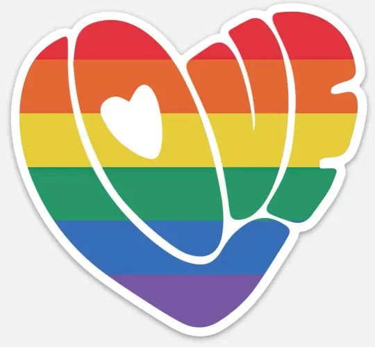 HHC Pride "Love" Sticker