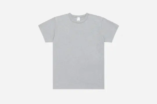 Heavyweight T-Shirt ~ Heather Grey (2 Pack)