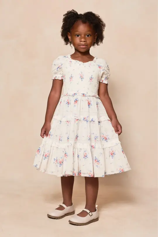 Mini Emily Dress in Heritage Soft Ditsy Floral