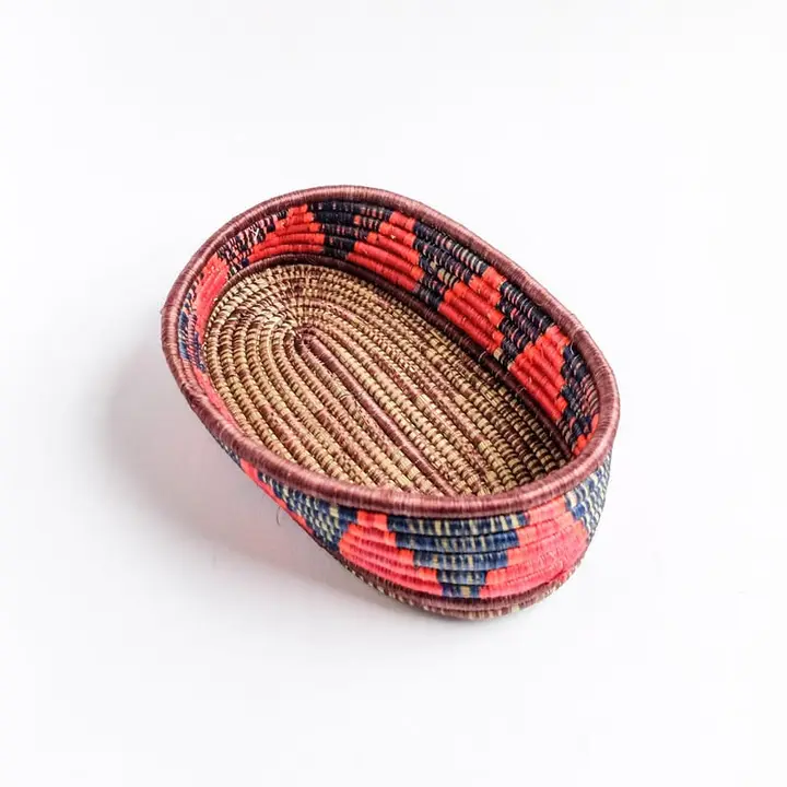 Oval Basket in Multicolor