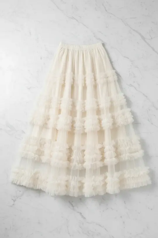 Sally 14 | Romantic layered Tulle Skirt