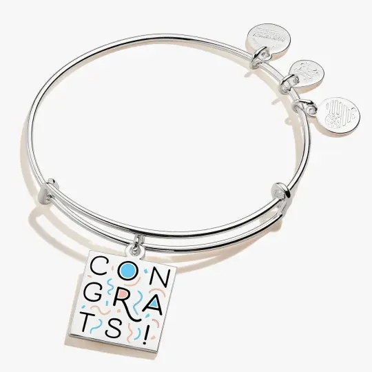 'Congrats!' Charm Bangle