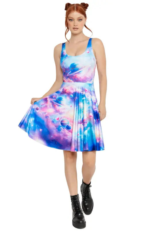 Make My StarBurst Scoop Longline Dress