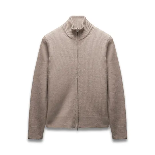 Merino Rib Vinnie Track Jacket