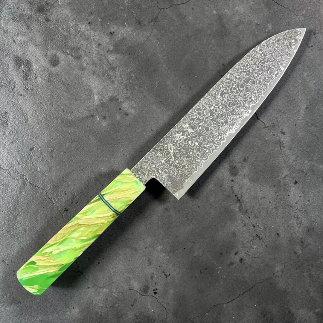 Hatsukokoro Saihyo SG2 Kurozome Santoku 180 mm – Prisma Edition