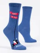 Women's Crew Socks - I Have to Pee