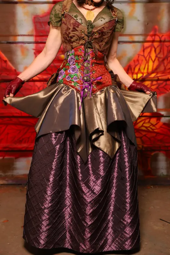 25. Mini Fairy Skirt in Light Chestnut Taffeta - The Fall Fabulosity! Collection