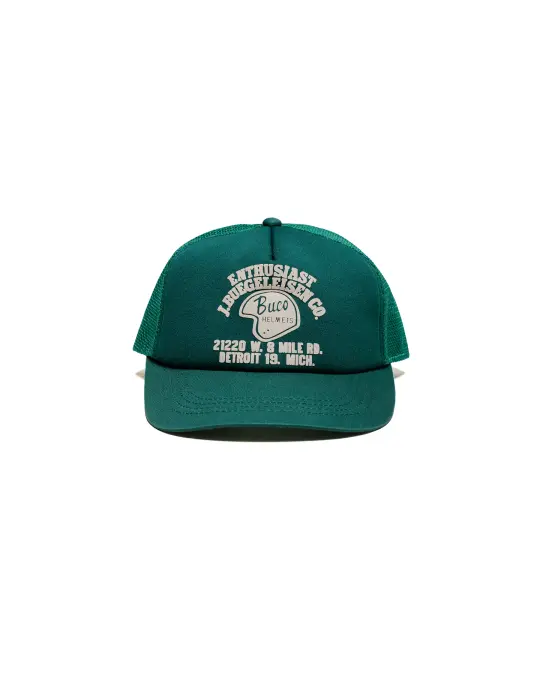 The Real McCoy's BA25004 Buco Mesh Cap / Enthusiast Green