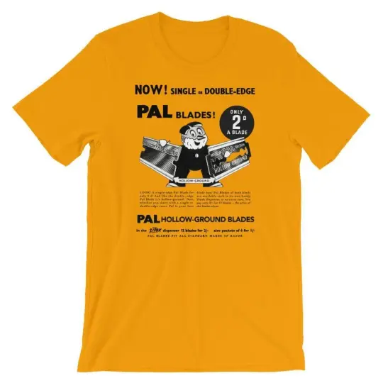 Vintage PAL Ad Short-Sleeve Unisex T-Shirt