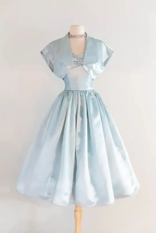Minimalist Pale Blue Homecoming Dress ,Silky Corset Short Prom Dress RS1224